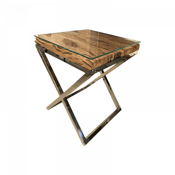 Bed Side Table 5" Brown Colour