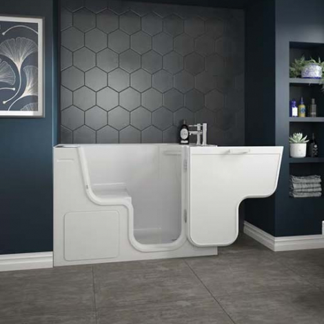 Walk-in mobility bath