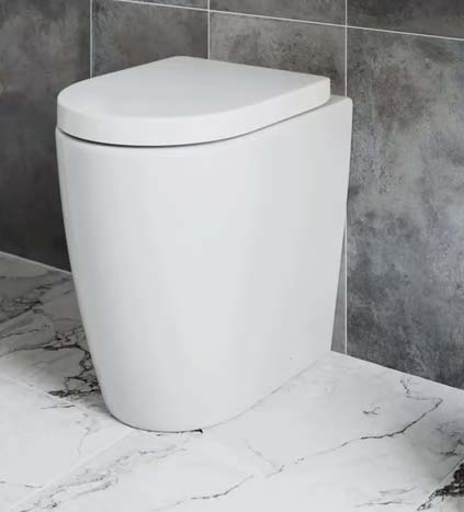back to wall rimless wc