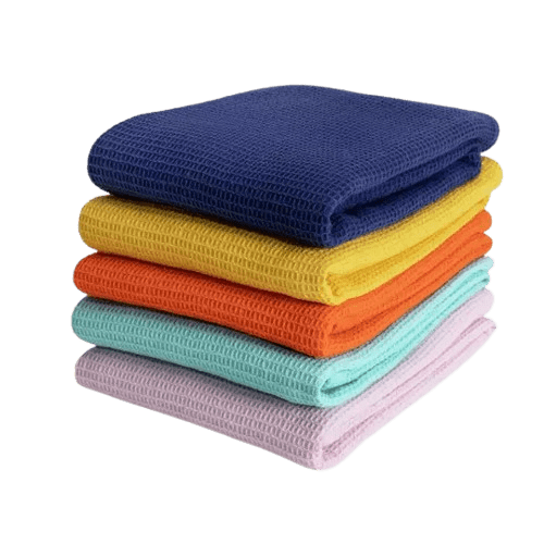 Brights Waffle Pack of 5 Tea