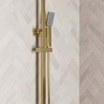 Charlton Brass shower Square head