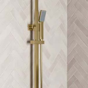 Charlton Brass shower Square head