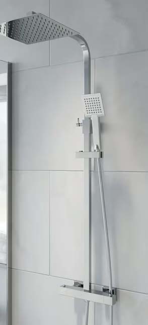 Charlton Shower Chrome Square