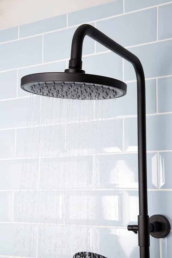 dual head ound head shower