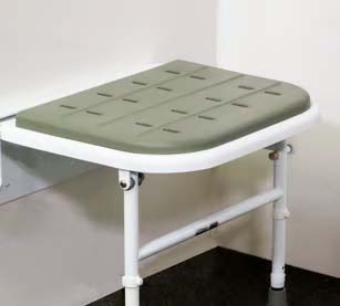Chester shower seat with drainage holes