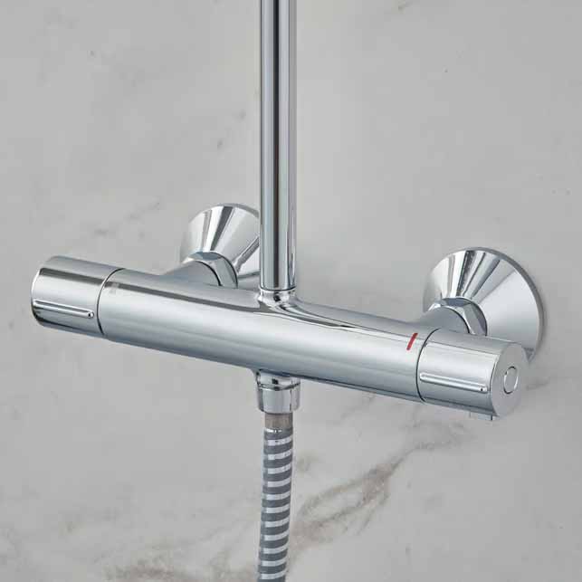 Thermostatic Bar shower Chrome