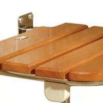 Kendell Wooden shower seat made from eco-rubberwood