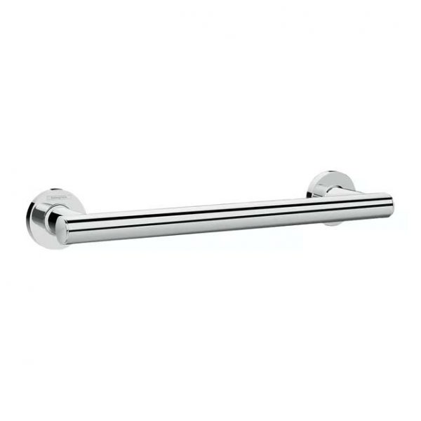 Chrome mobility grab bar for showers