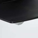 London Slimline Shower Seat with Black Seat