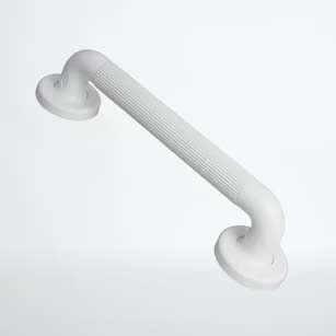White Plastic Grab Rail durable plastic for mobility shower