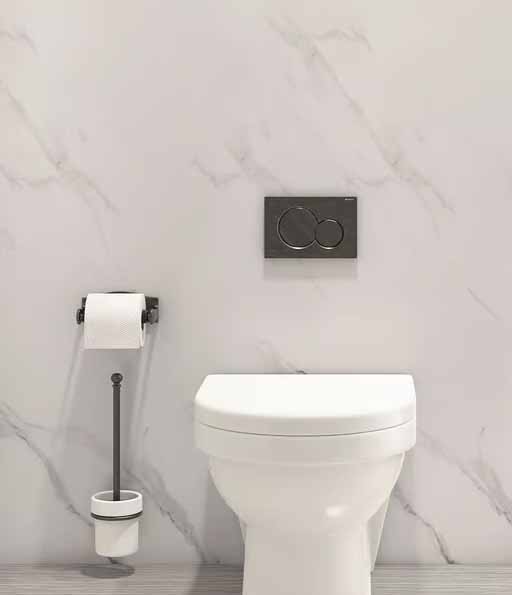 Matt Carara Marble effect batjroom panel