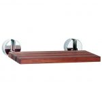Ashton Wooden Slatted Wall mounted shower seat