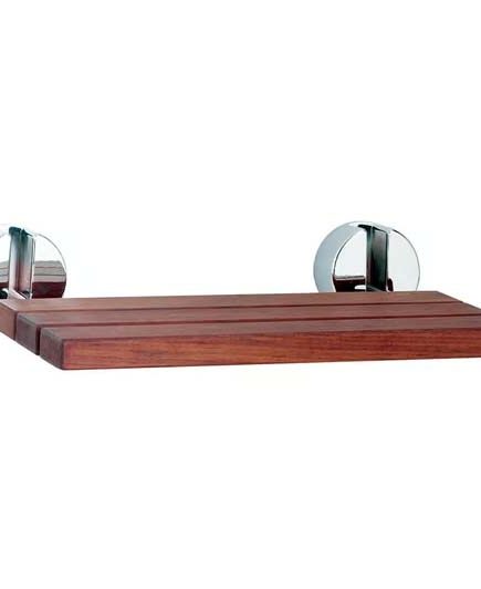 Ashton Wooden Slatted Wall mounted shower seat