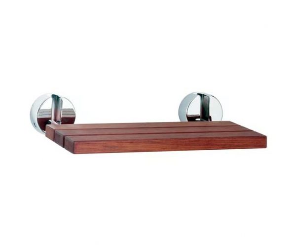 Ashton Wooden Slatted Wall mounted shower seat