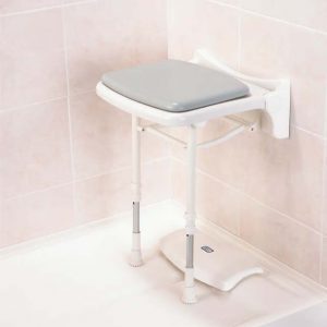 Buckingham Folding Shower Seat - White