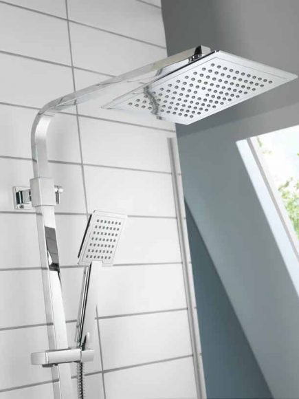 Charlton square head shower