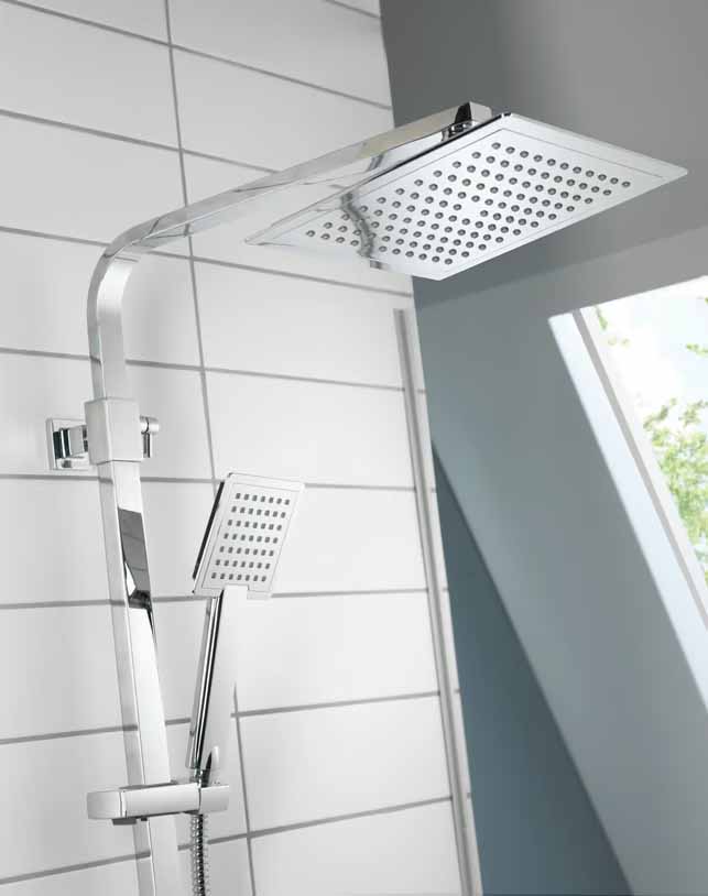 Charlton square head shower