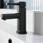 London basin mixer tap in black