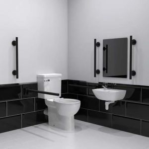 Close coupled wc & left hand basin DOC-M pack
