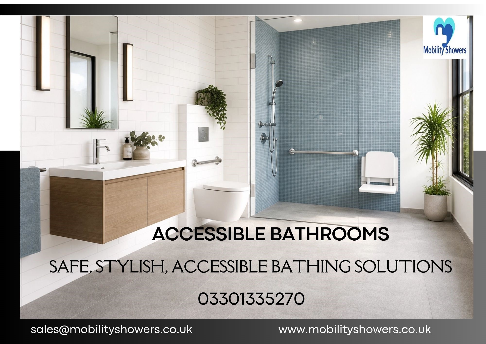 Mobility Showers Brochure - Front Cover