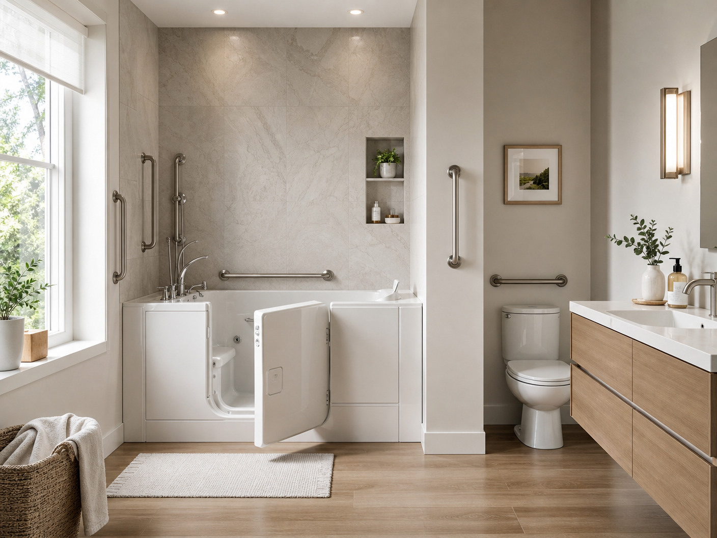 Complete mobility bathroom suites