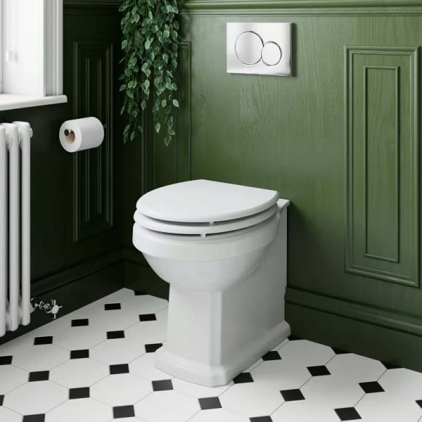 Winchester traditional back to wall toilet