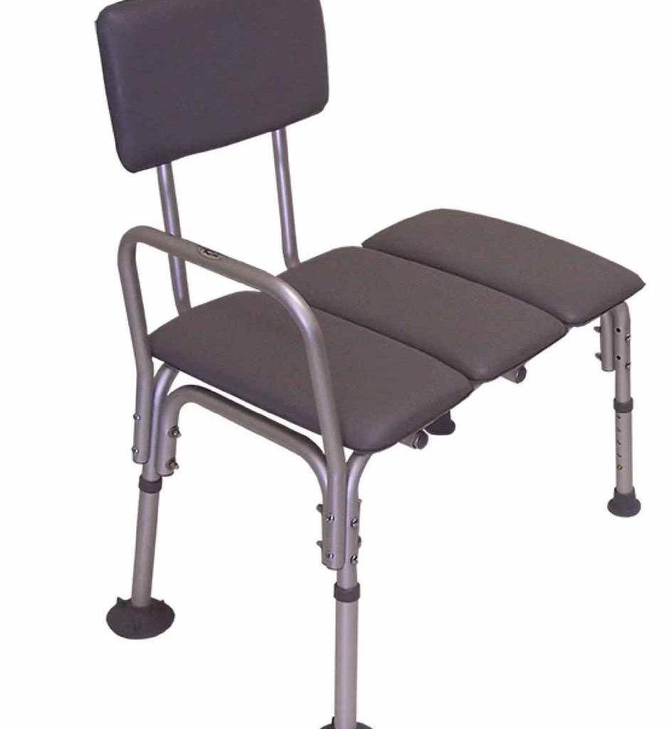 transfer bench for use in the shower