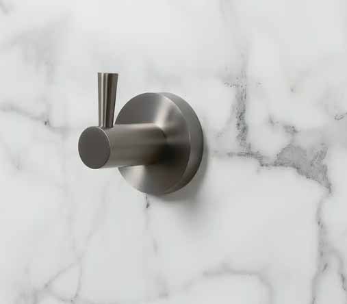 Grey robe hook