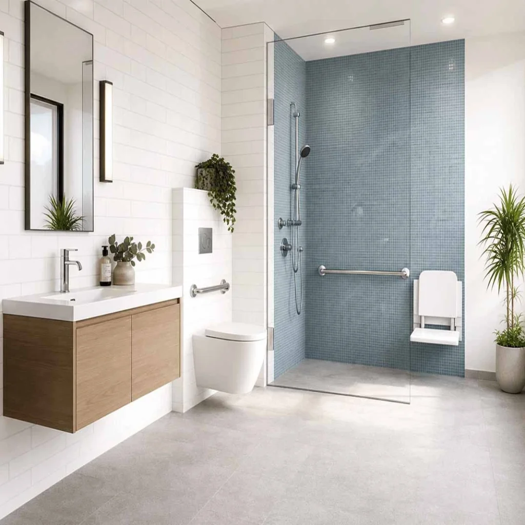 accessible bathrooms and wetrooms