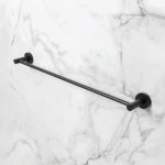 round black towel rail