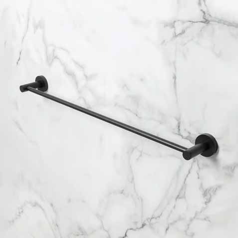 round black towel rail