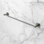 grey round towel rail