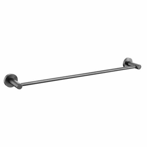 grey round towel rail
