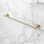 round brass towel rail